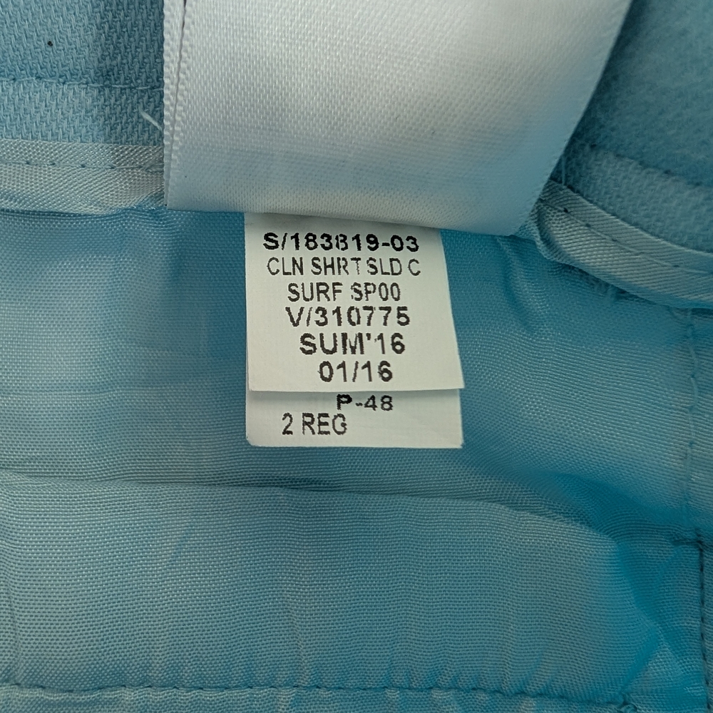 Banana Republic Light Blue "Clean Short" Chino Shorts - Size 2 - Picture 7 of 9